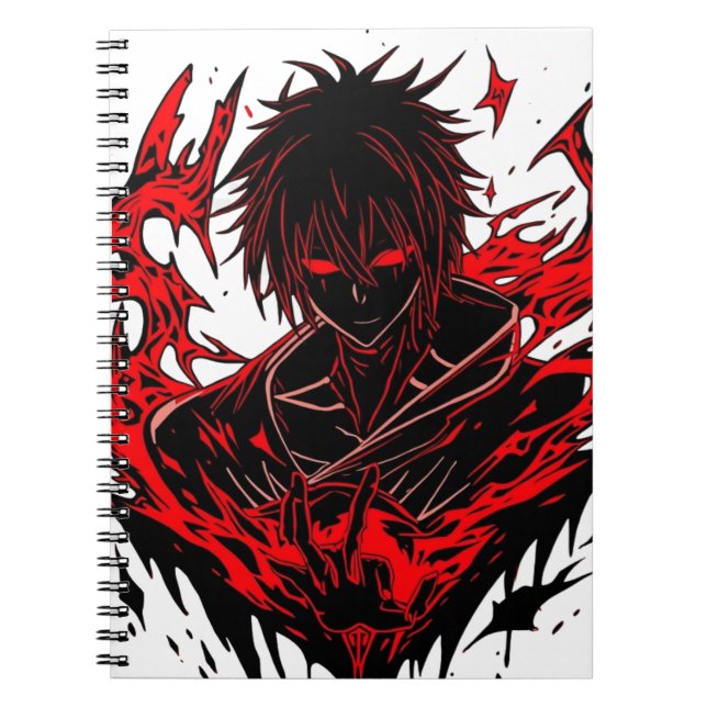 Dark anime notebook (Front)