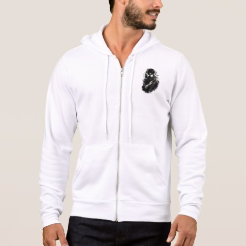 Dark Anime Warrior Bandaged Ninja Grunge Art Hoodie