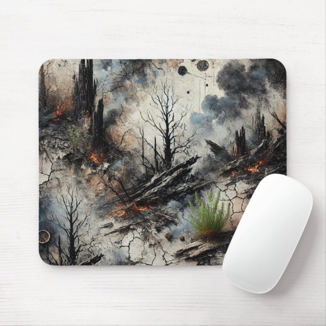 Dark Apocalypse Art Mousepad (With Mouse)