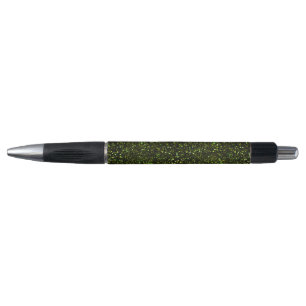 Dark Apple Green Glitter Pen
