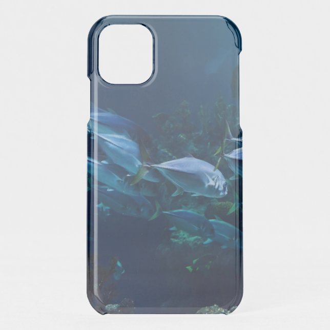 Dark Aquarium Fish Uncommon iPhone Case (Back)