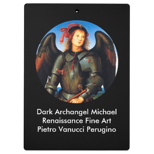 Dark Archangel Michael Clipboard