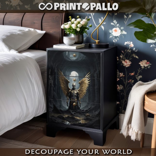 Dark Archangel rising from Dead Land  Tissue Paper (Creator Uploaded)