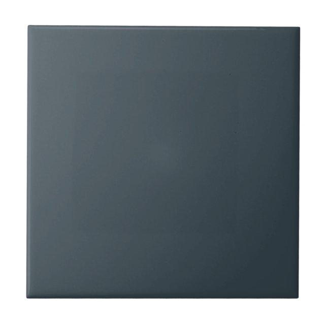 Dark Ash Gray Solid Color Tile (Front)