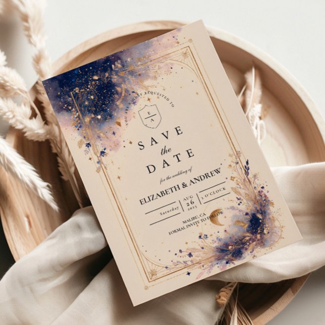 Dark Astrology Wedding Save The Date (Creator Uploaded)