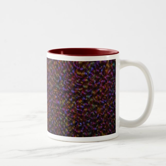Dark Autumn Colors "Crocheted" mug (Right)