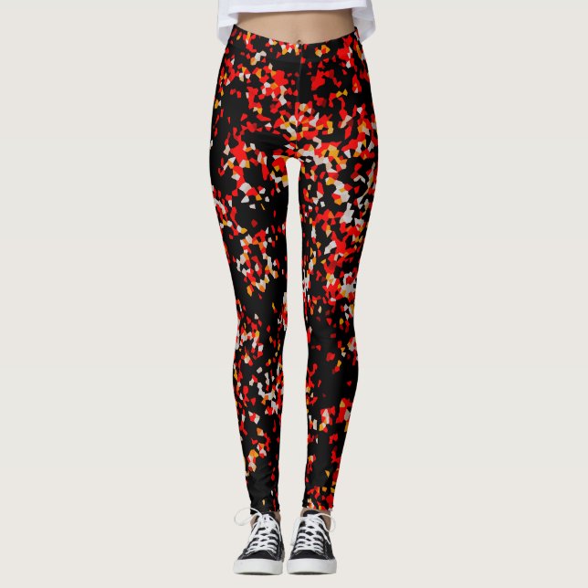 Dark Autumn Confetti Leggings (Front)
