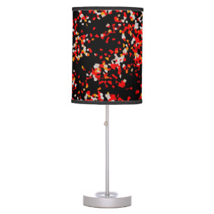 Dark Autumn Confetti Table Lamp