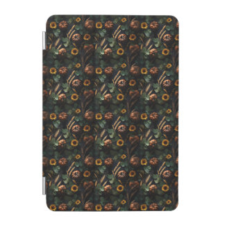 Dark Autumn Harvest – Pumpkins, Wheat Sunflowers iPad Mini Cover