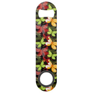 Dark Autumn Pattern Bar Key