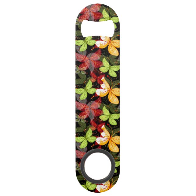 Dark Autumn Pattern Bar Key (Front)