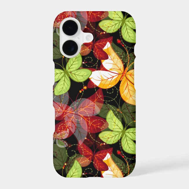 Dark Autumn Pattern Iphone Case (Back)