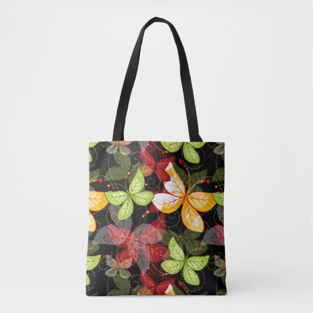 Dark Autumn Pattern Tote Bag (Front)