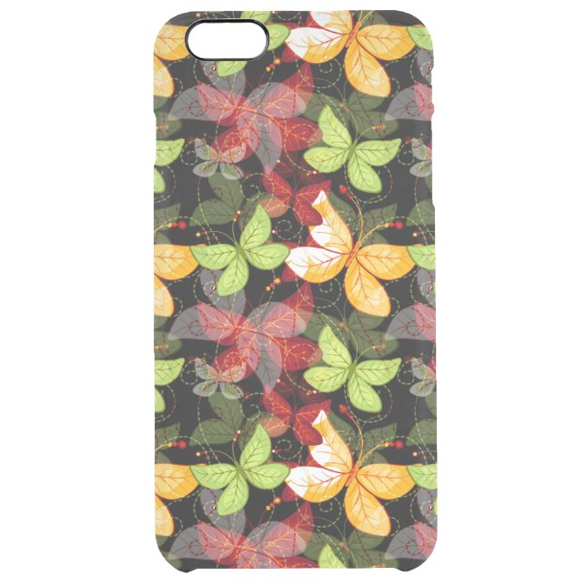 Dark Autumn Pattern Uncommon iPhone Case (Back)