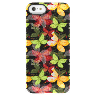 Dark Autumn Pattern Permafrost iPhone SE/5/5s Case