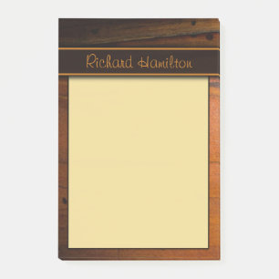 Dark Baltic Pine Faux Woood Large Post-it® Notes