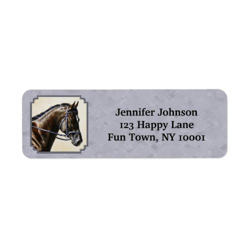 Dark Bay Sport Horse Gray Label