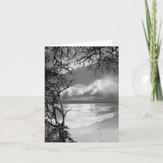 Dark Beach Card (Front)
