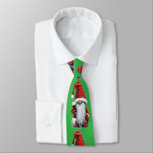 Dark-Beer Skaal to the Snowy-Season Neck Tie
