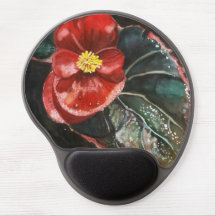 Dark Begonia in Watercolor