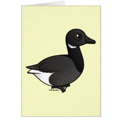 Dark-bellied Brant Goose Note Card
