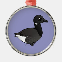 Dark-bellied Brant Goose Premium circle Ornament