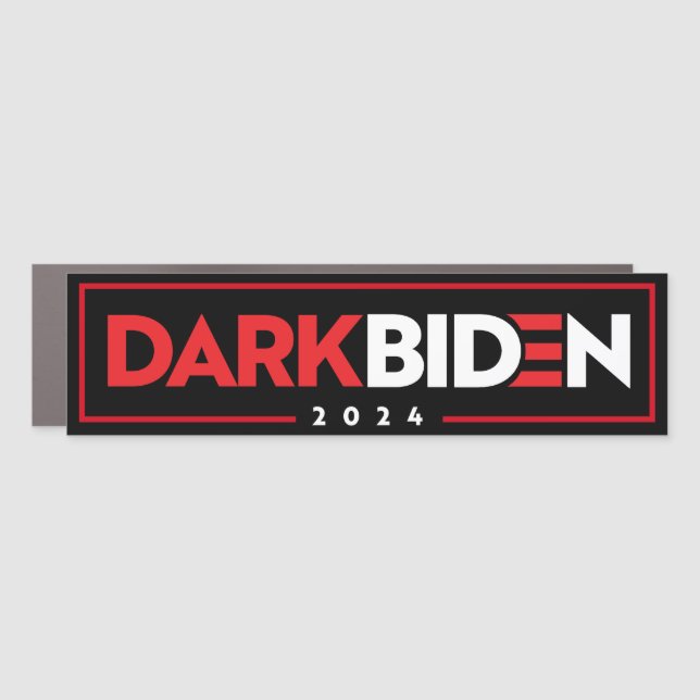 Dark Biden 2024 Car Magnet (Front)
