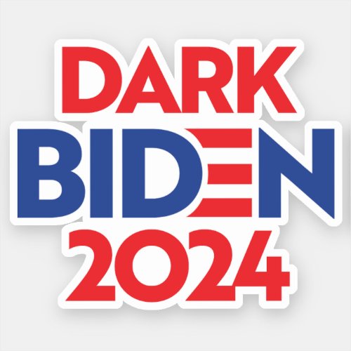 Dark Biden 2024 Sticker