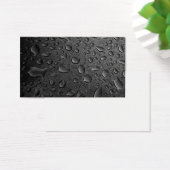 Dark Black Water Droplets Textured Design (Desk)