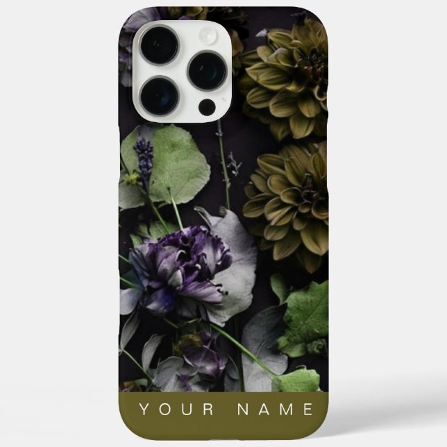 Dark Bloom Antique Case-Mate iPhone Case (Back)