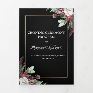 Dark Bloom Croning Ceremony Program
