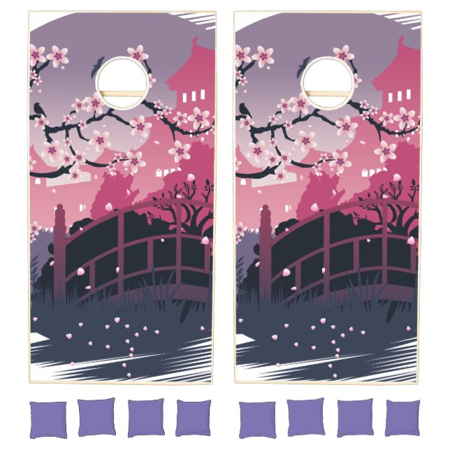 Dark Blossom Cornhole Set (Set)