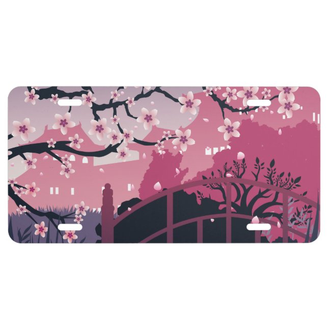 Dark Blossom License Plate (Front)