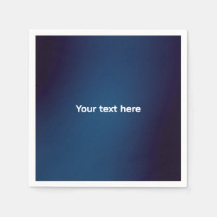 Dark Blue Abstract Pattern Add Text Napkins
