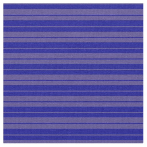 Dark Blue and Dark Slate Blue Stripes Fabric