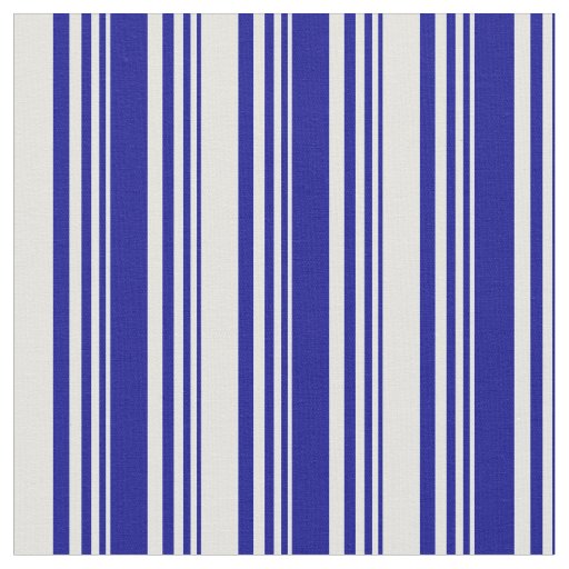 Dark Blue and Light Cyan Stripes Pattern Fabric