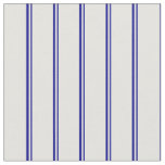 [ Thumbnail: Dark Blue and Light Yellow Colored Lines Fabric ]