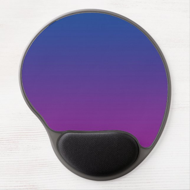 “Dark Blue And Purple Ombre” Gel Mouse Pad (Front)
