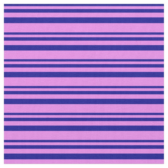 Dark Blue and Violet Pattern Fabric (Close Up)