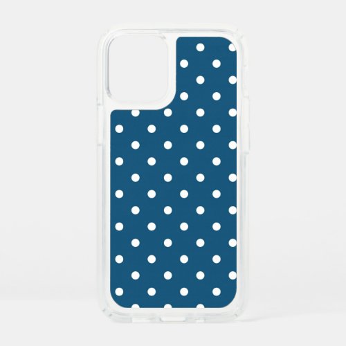 Dark Blue and White Polka Dots Speck iPhone Case