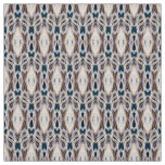 dark blue beige art Deco geometric Fabric