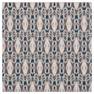 dark blue beige art Deco geometric Fabric