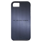 Dark Blue Brushed Aluminum Metal Look-Monogram