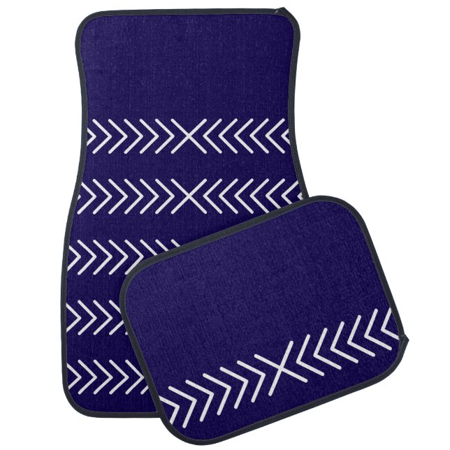 Dark blue car matts car floor mat (Set)