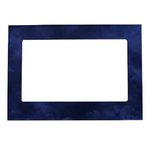 Dark blue clouds magnetic frame
