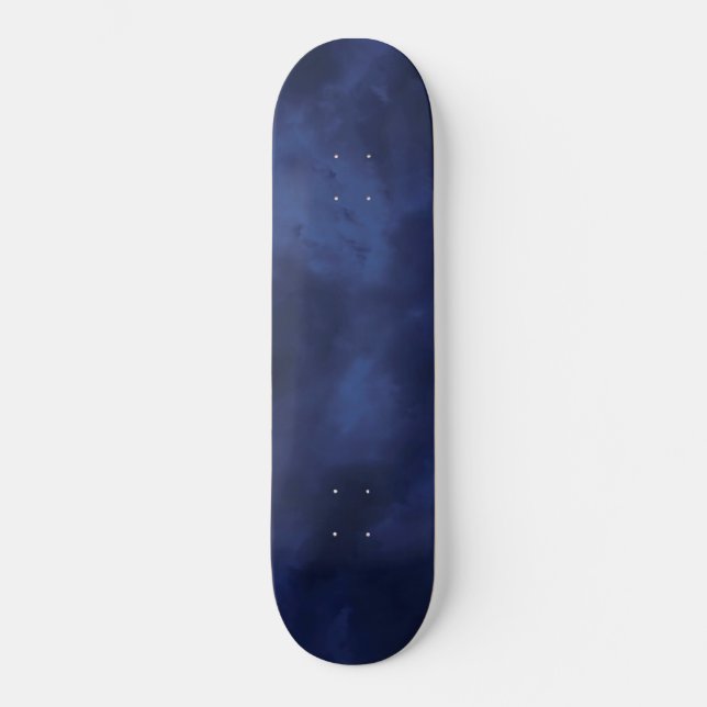 Dark blue clouds skateboard (Front)