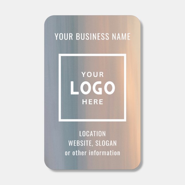 Dark Blue Custom Business Logo Branded Matchboxes (Front)
