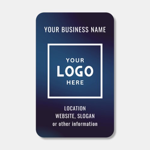 Dark Blue Custom Business Logo Branded Matchboxes