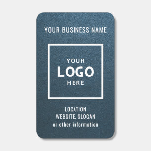 Dark Blue Custom Business Logo Branded Matchboxes