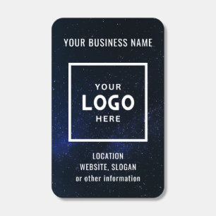 Dark Blue Custom Business Logo Branded Matchboxes